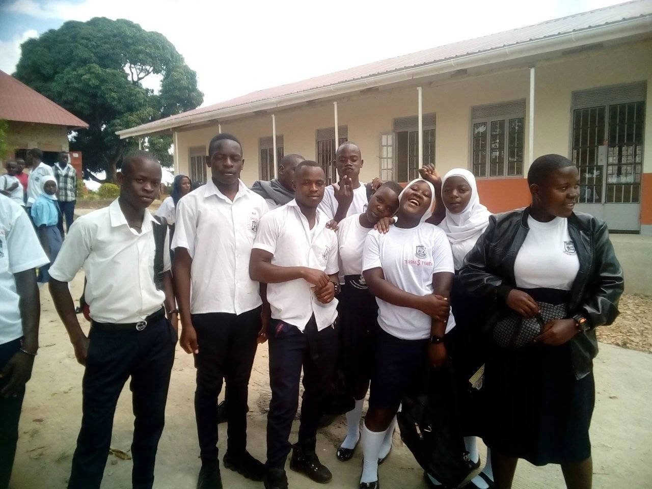 St Paul Kyanukuzi students on the school campus