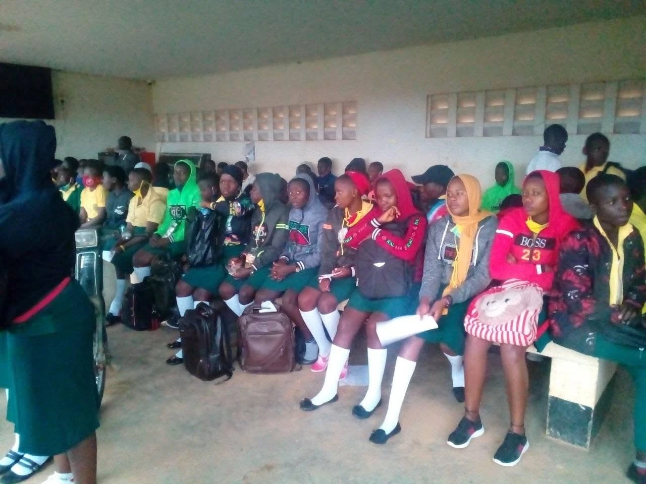 St Paul Kyanukuzi students during a school learning activity